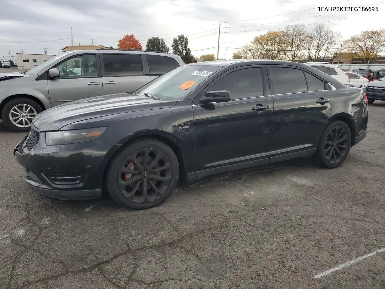 2015 Ford Taurus Sho VIN: 1FAHP2KT2FG186695 Lot: 77551504