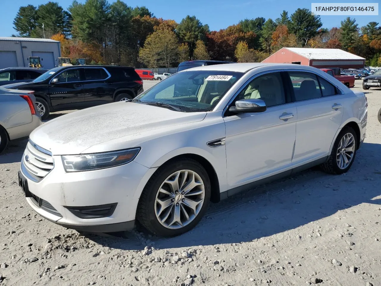 2015 Ford Taurus Limited VIN: 1FAHP2F80FG146475 Lot: 77614494