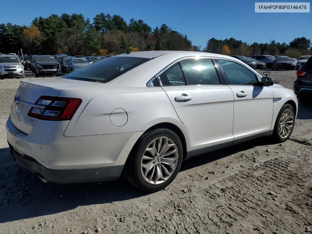 2015 Ford Taurus Limited VIN: 1FAHP2F80FG146475 Lot: 77614494