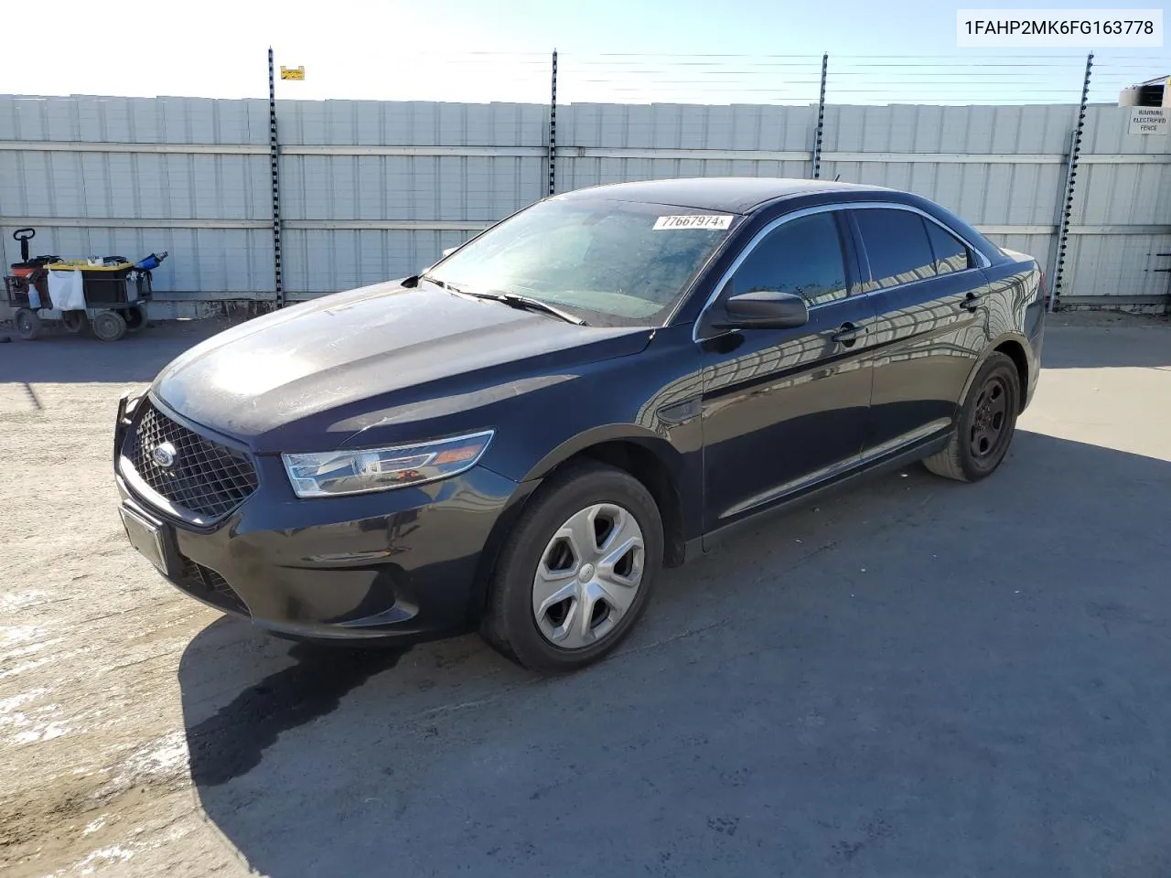 2015 Ford Taurus Police Interceptor VIN: 1FAHP2MK6FG163778 Lot: 77667974