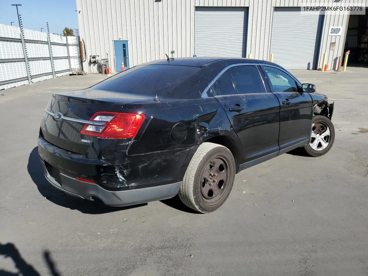 2015 Ford Taurus Police Interceptor VIN: 1FAHP2MK6FG163778 Lot: 77667974