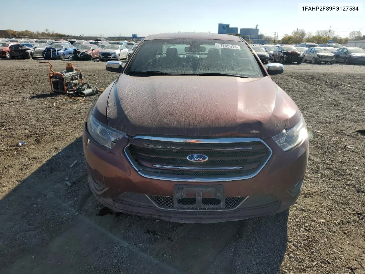 2015 Ford Taurus Limited VIN: 1FAHP2F89FG127584 Lot: 77749514