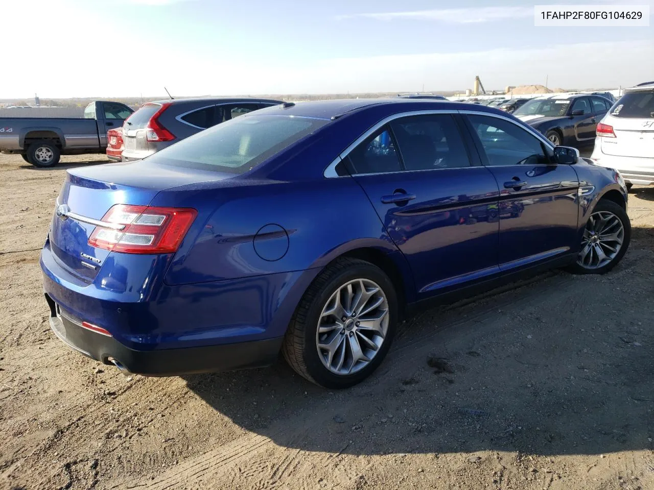 2015 Ford Taurus Limited VIN: 1FAHP2F80FG104629 Lot: 77778684