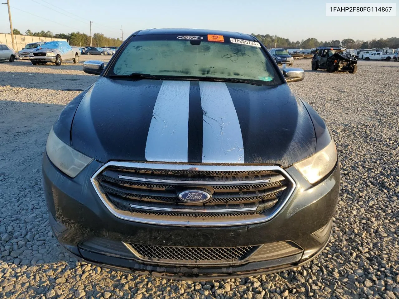 2015 Ford Taurus Limited VIN: 1FAHP2F80FG114867 Lot: 78255734