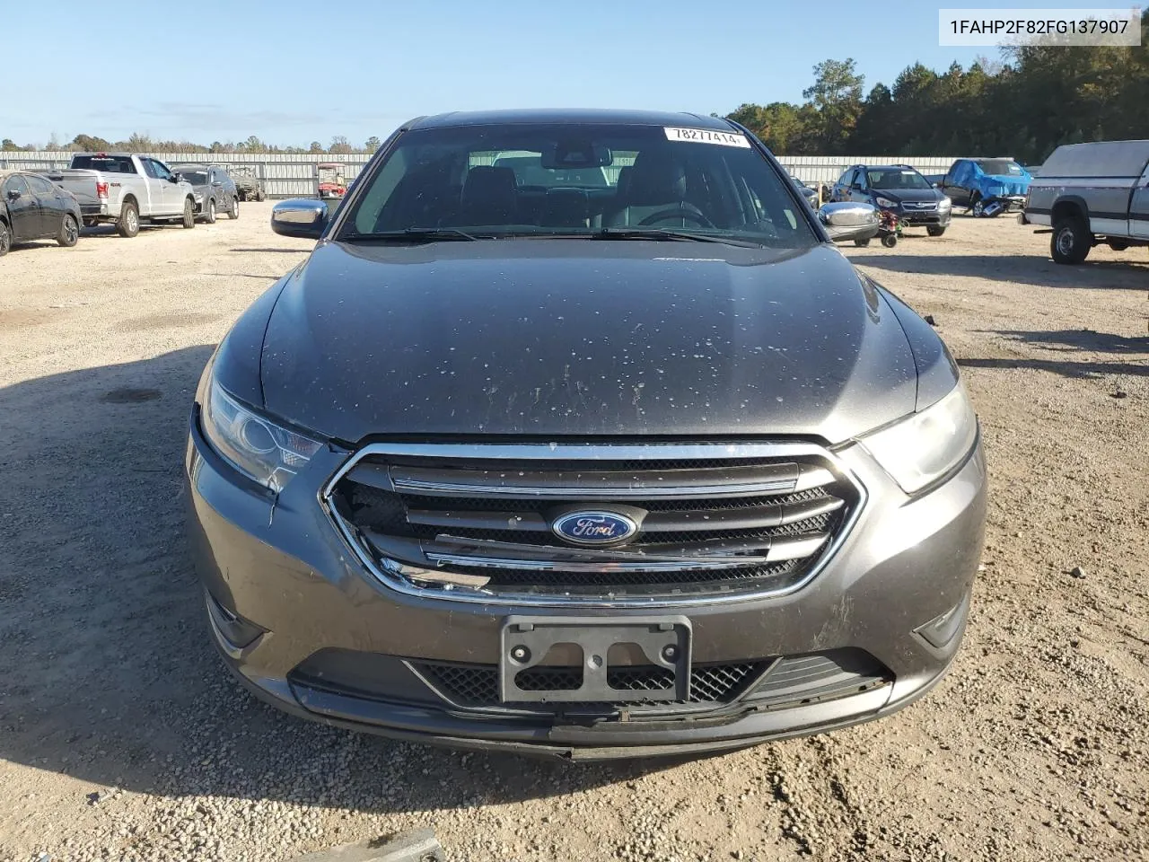 2015 Ford Taurus Limited VIN: 1FAHP2F82FG137907 Lot: 78277414