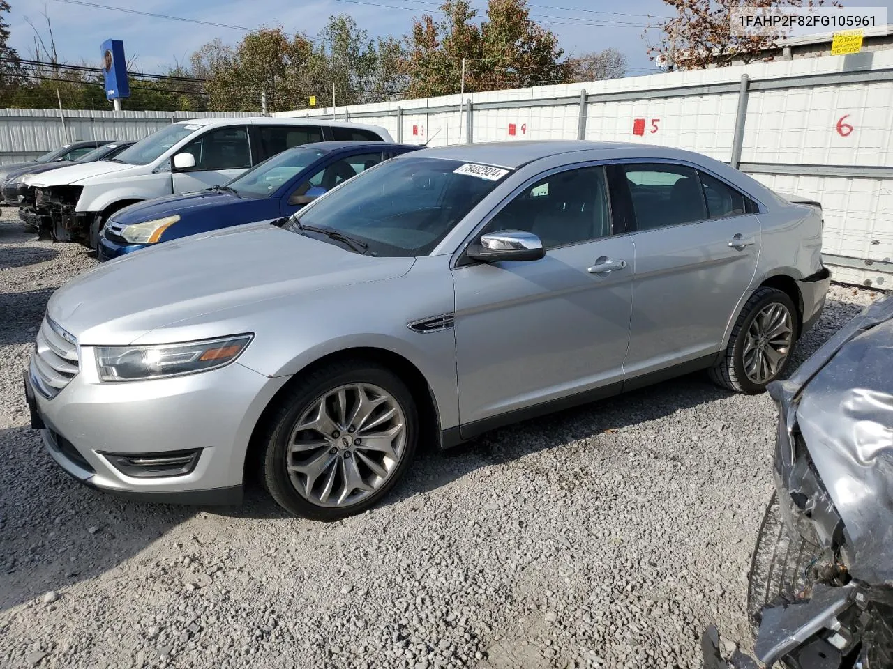 2015 Ford Taurus Limited VIN: 1FAHP2F82FG105961 Lot: 78482924