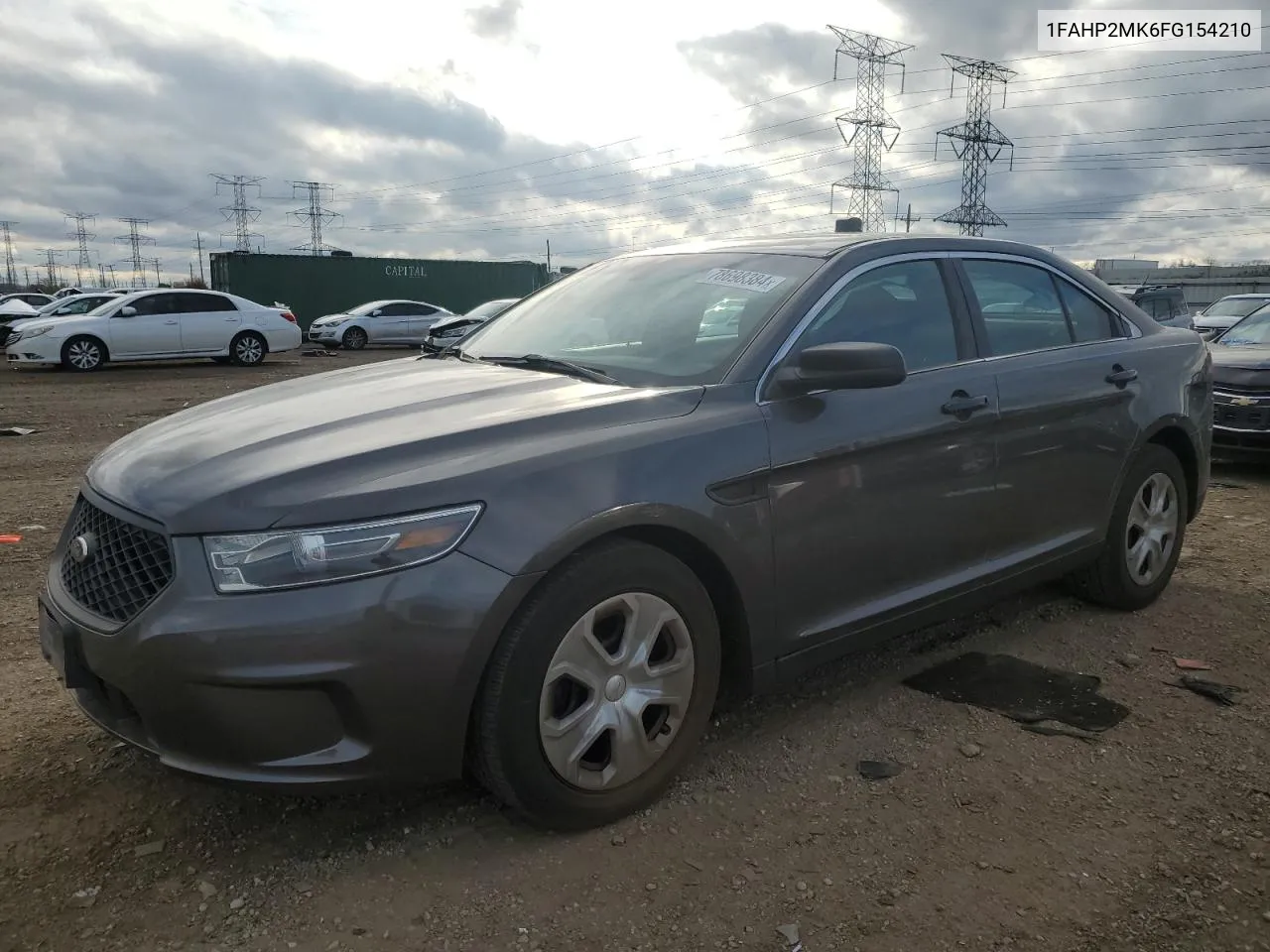 2015 Ford Taurus Police Interceptor VIN: 1FAHP2MK6FG154210 Lot: 78698384