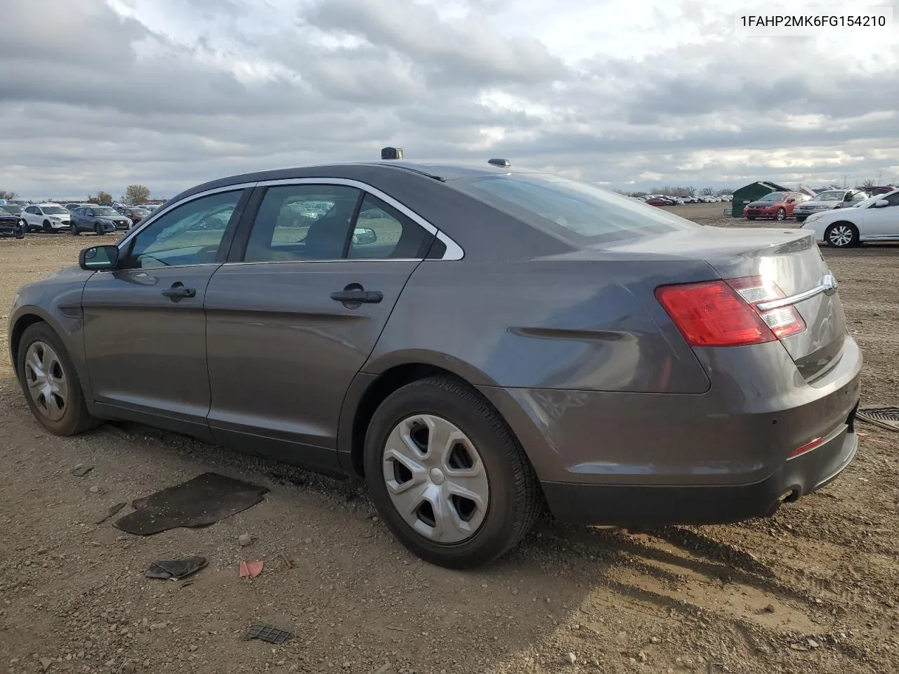 2015 Ford Taurus Police Interceptor VIN: 1FAHP2MK6FG154210 Lot: 78698384