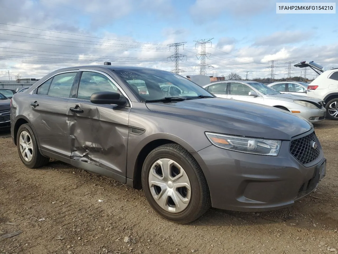 2015 Ford Taurus Police Interceptor VIN: 1FAHP2MK6FG154210 Lot: 78698384