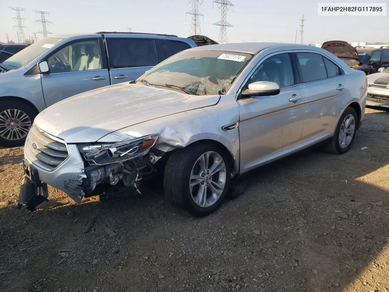 2015 Ford Taurus Sel VIN: 1FAHP2H82FG117895 Lot: 78936384