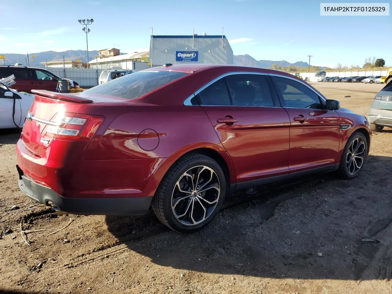 2015 Ford Taurus Sho VIN: 1FAHP2KT2FG125329 Lot: 78947044