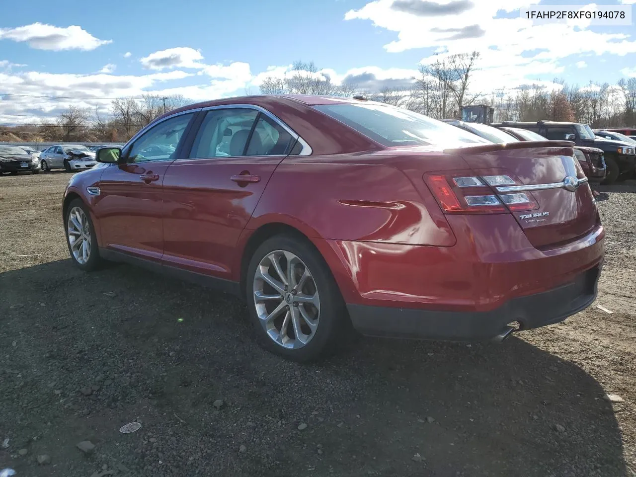 2015 Ford Taurus Limited VIN: 1FAHP2F8XFG194078 Lot: 80430414