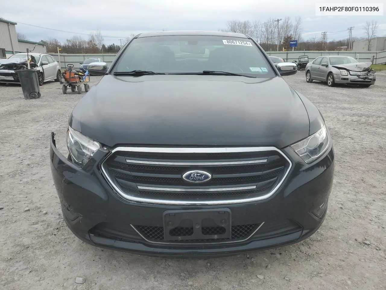 2015 Ford Taurus Limited VIN: 1FAHP2F80FG110396 Lot: 80671254