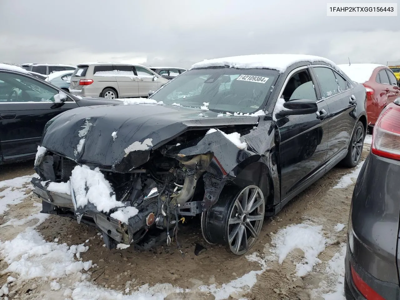 2016 Ford Taurus Sho VIN: 1FAHP2KTXGG156443 Lot: 42109384