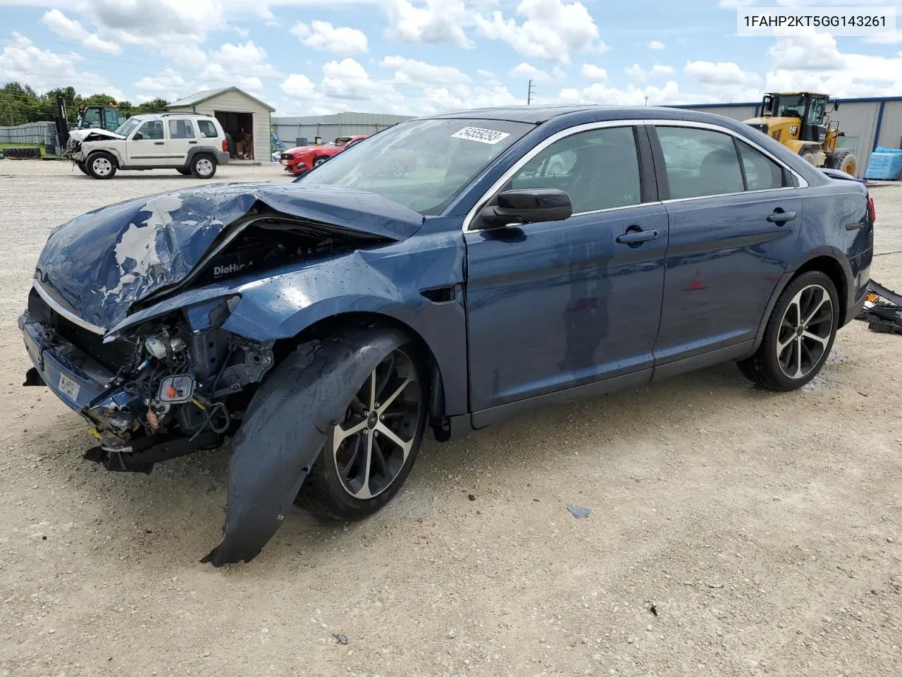 2016 Ford Taurus Sho VIN: 1FAHP2KT5GG143261 Lot: 54559293