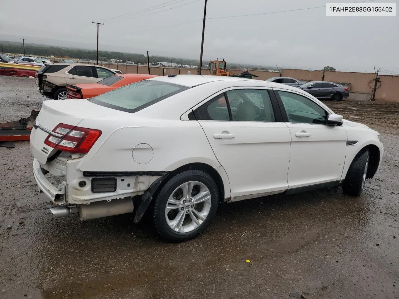 2016 Ford Taurus Sel VIN: 1FAHP2E88GG156402 Lot: 58158324