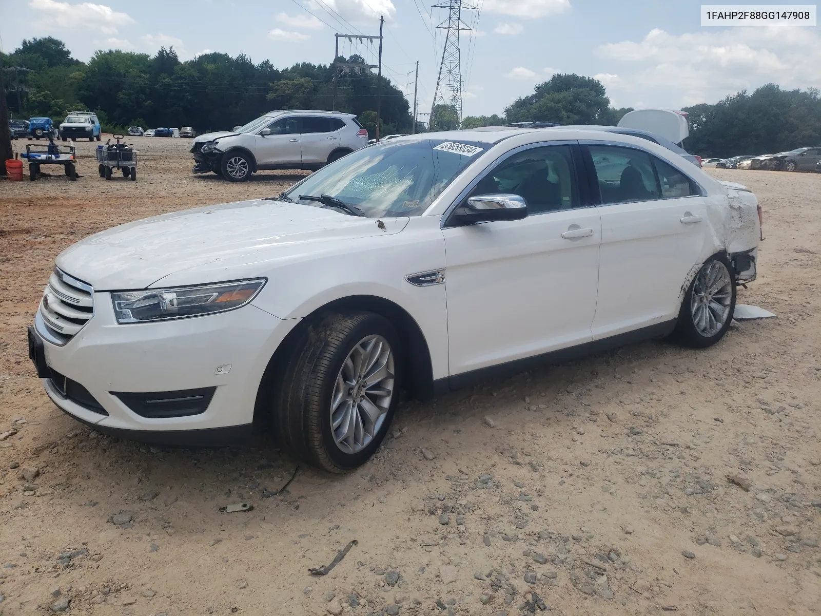 2016 Ford Taurus Limited VIN: 1FAHP2F88GG147908 Lot: 63658034