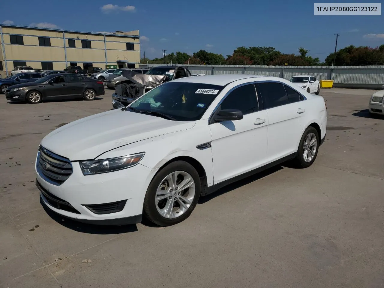 1FAHP2D80GG123122 2016 Ford Taurus Se