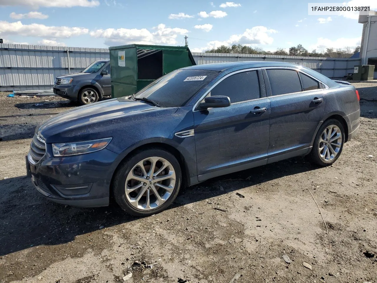 2016 Ford Taurus Sel VIN: 1FAHP2E80GG138721 Lot: 67315834