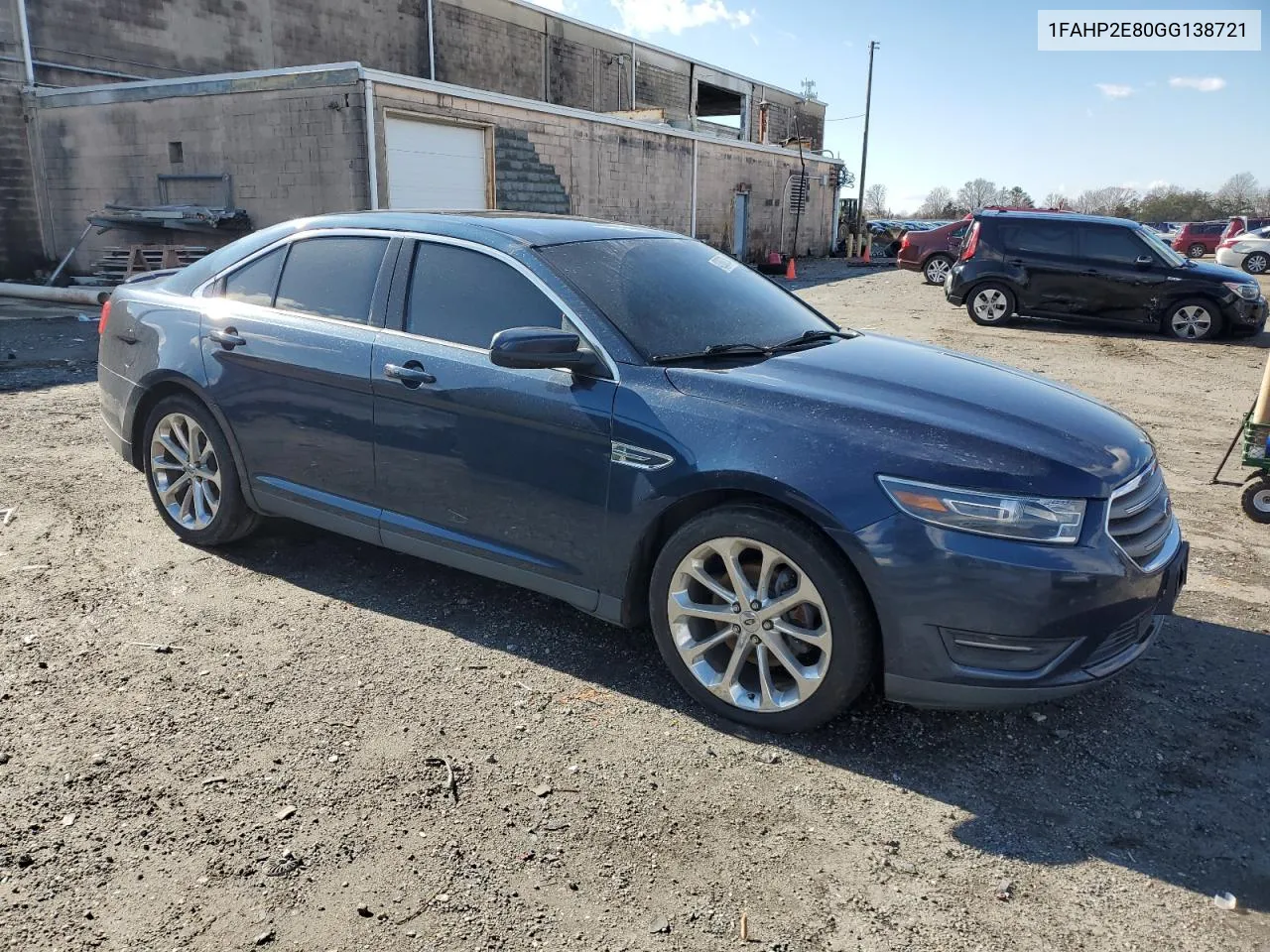 2016 Ford Taurus Sel VIN: 1FAHP2E80GG138721 Lot: 67315834