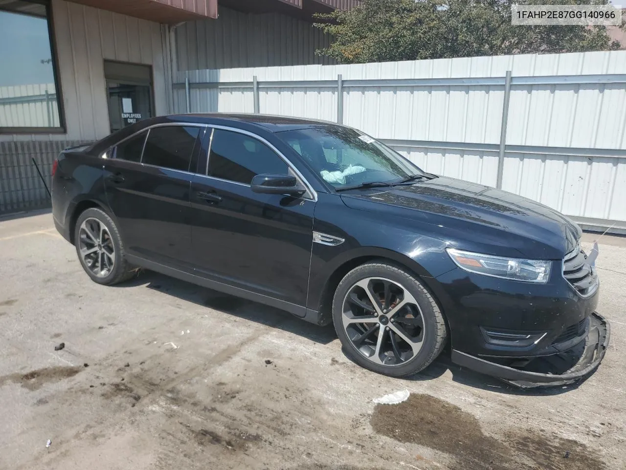 2016 Ford Taurus Sel VIN: 1FAHP2E87GG140966 Lot: 69387594