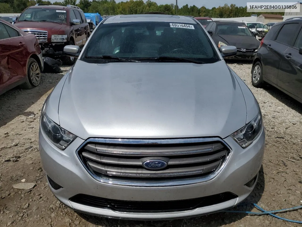 2016 Ford Taurus Sel VIN: 1FAHP2E84GG135806 Lot: 69516454