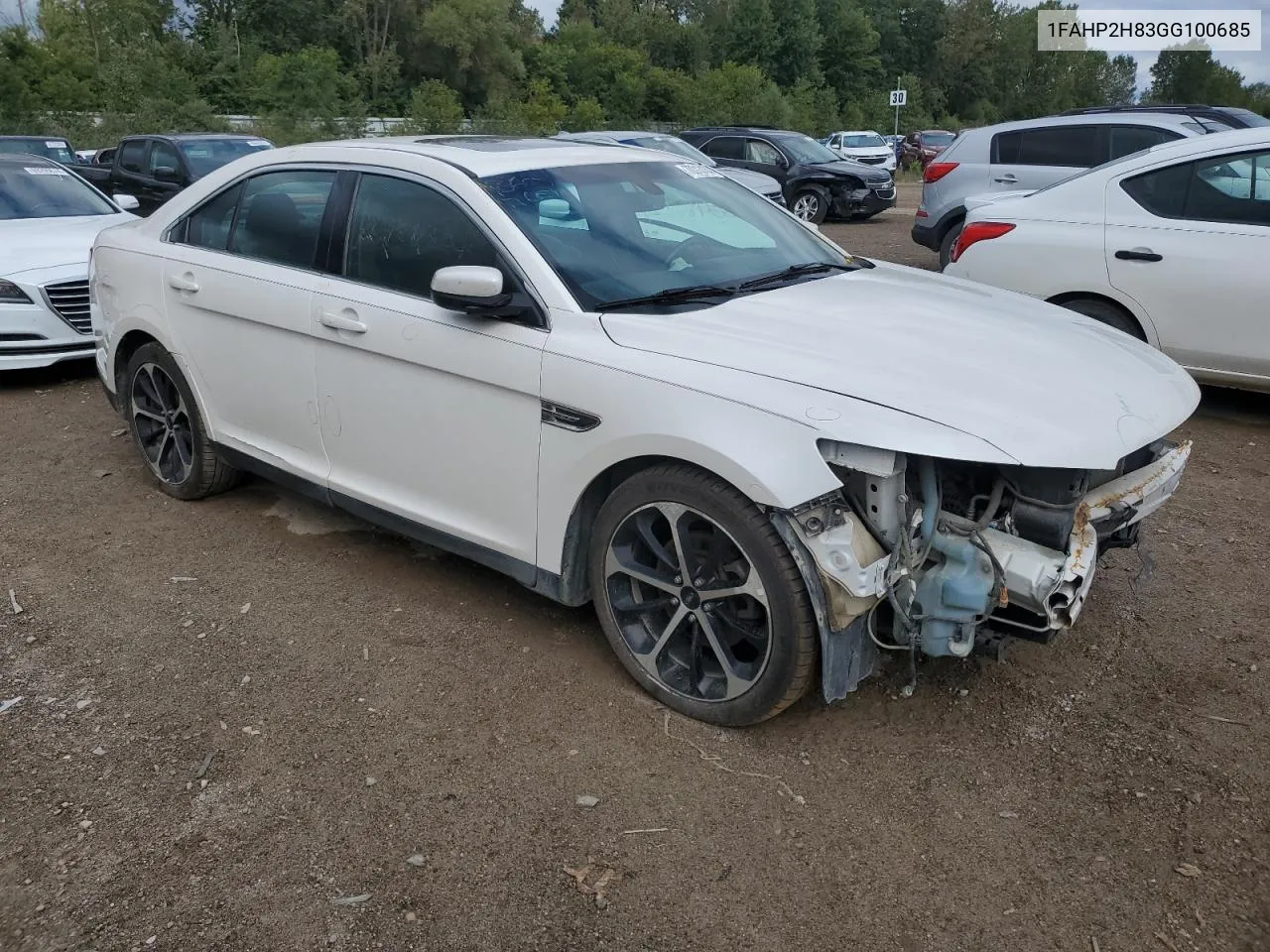 2016 Ford Taurus Sel VIN: 1FAHP2H83GG100685 Lot: 70313134