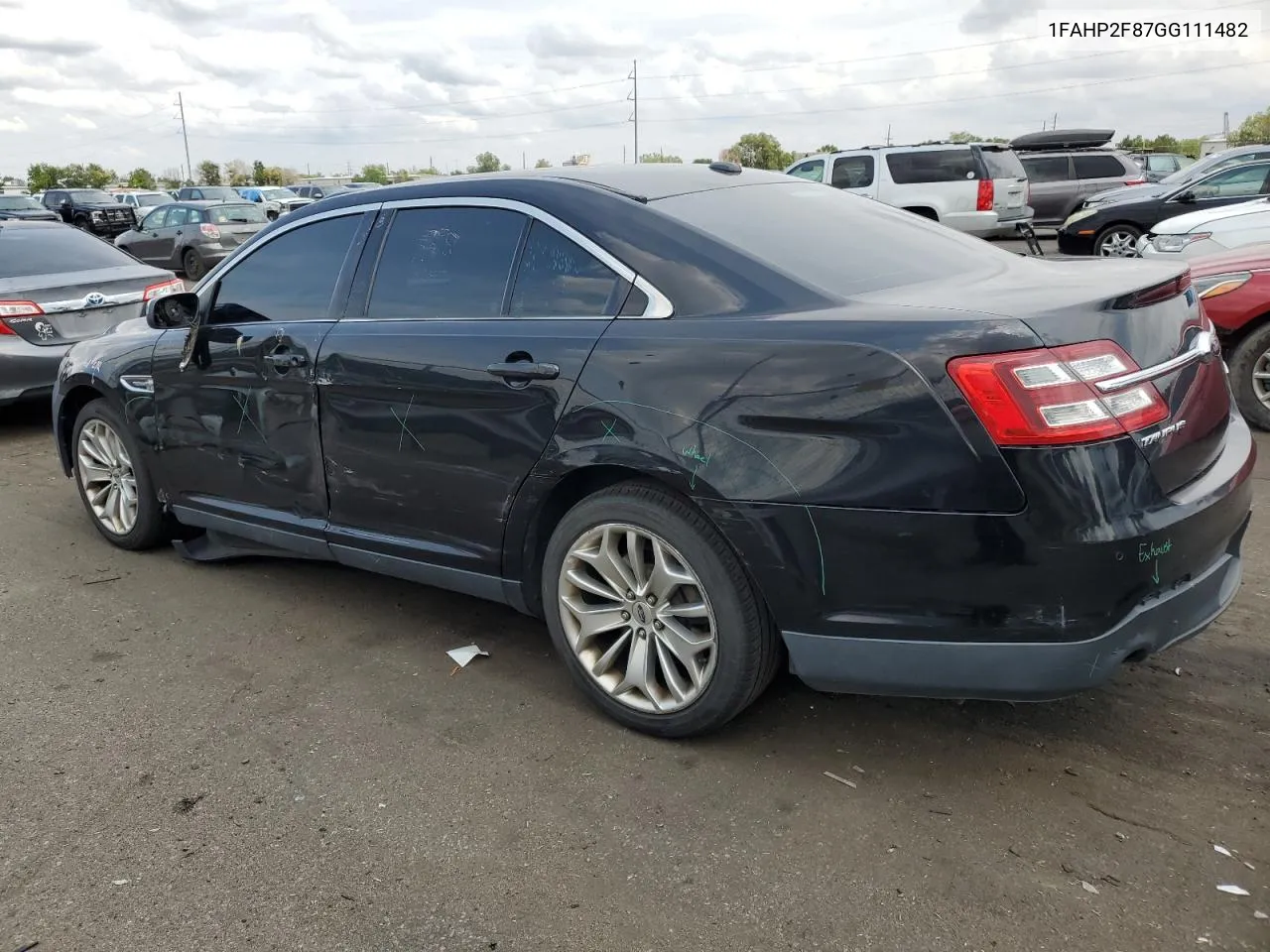 2016 Ford Taurus Limited VIN: 1FAHP2F87GG111482 Lot: 70512564