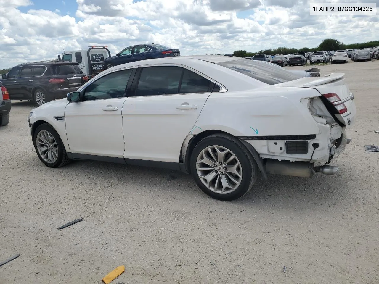 2016 Ford Taurus Limited VIN: 1FAHP2F87GG134325 Lot: 70980884