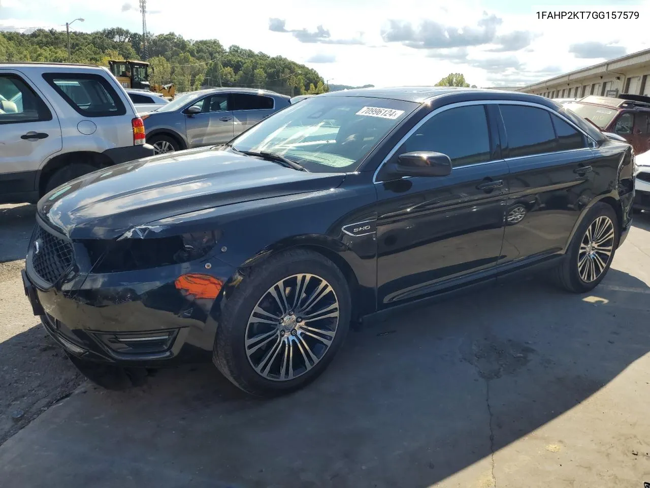 2016 Ford Taurus Sho VIN: 1FAHP2KT7GG157579 Lot: 70996124