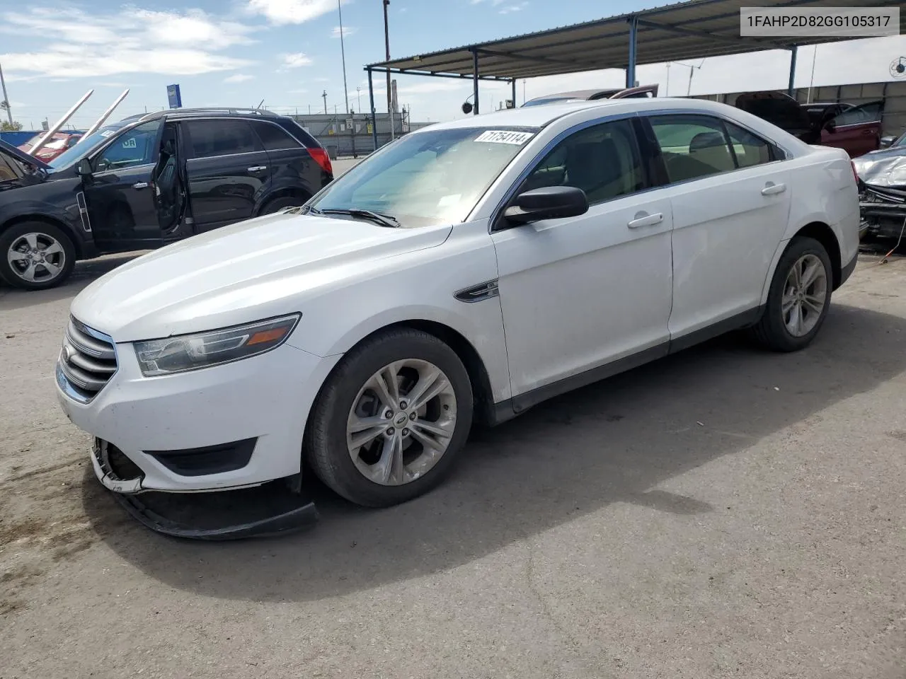 2016 Ford Taurus Se VIN: 1FAHP2D82GG105317 Lot: 71754114