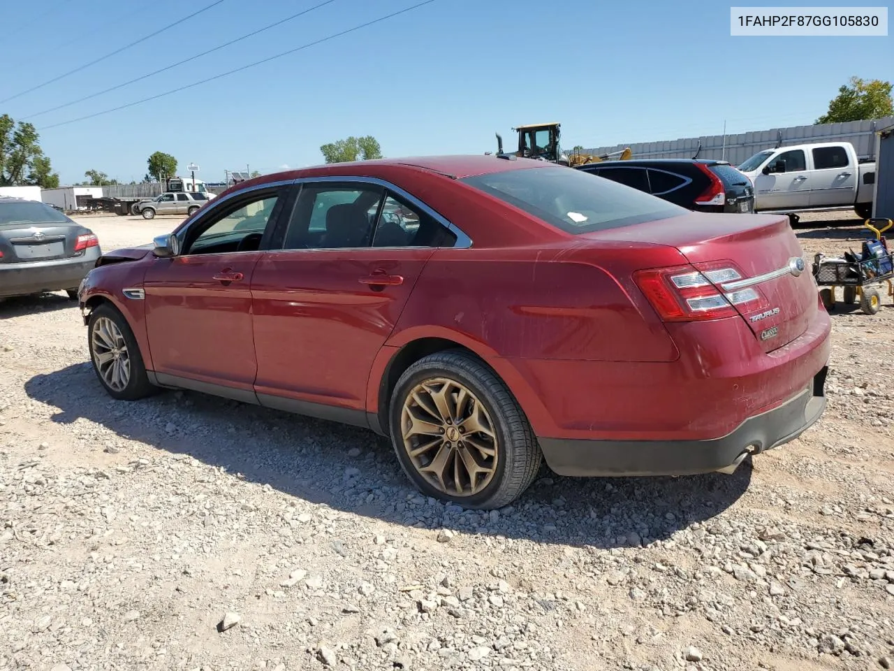 2016 Ford Taurus Limited VIN: 1FAHP2F87GG105830 Lot: 71846514