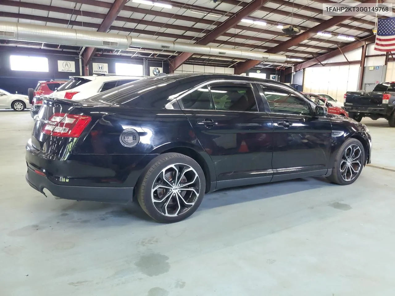 2016 Ford Taurus Sho VIN: 1FAHP2KT3GG149768 Lot: 71953904