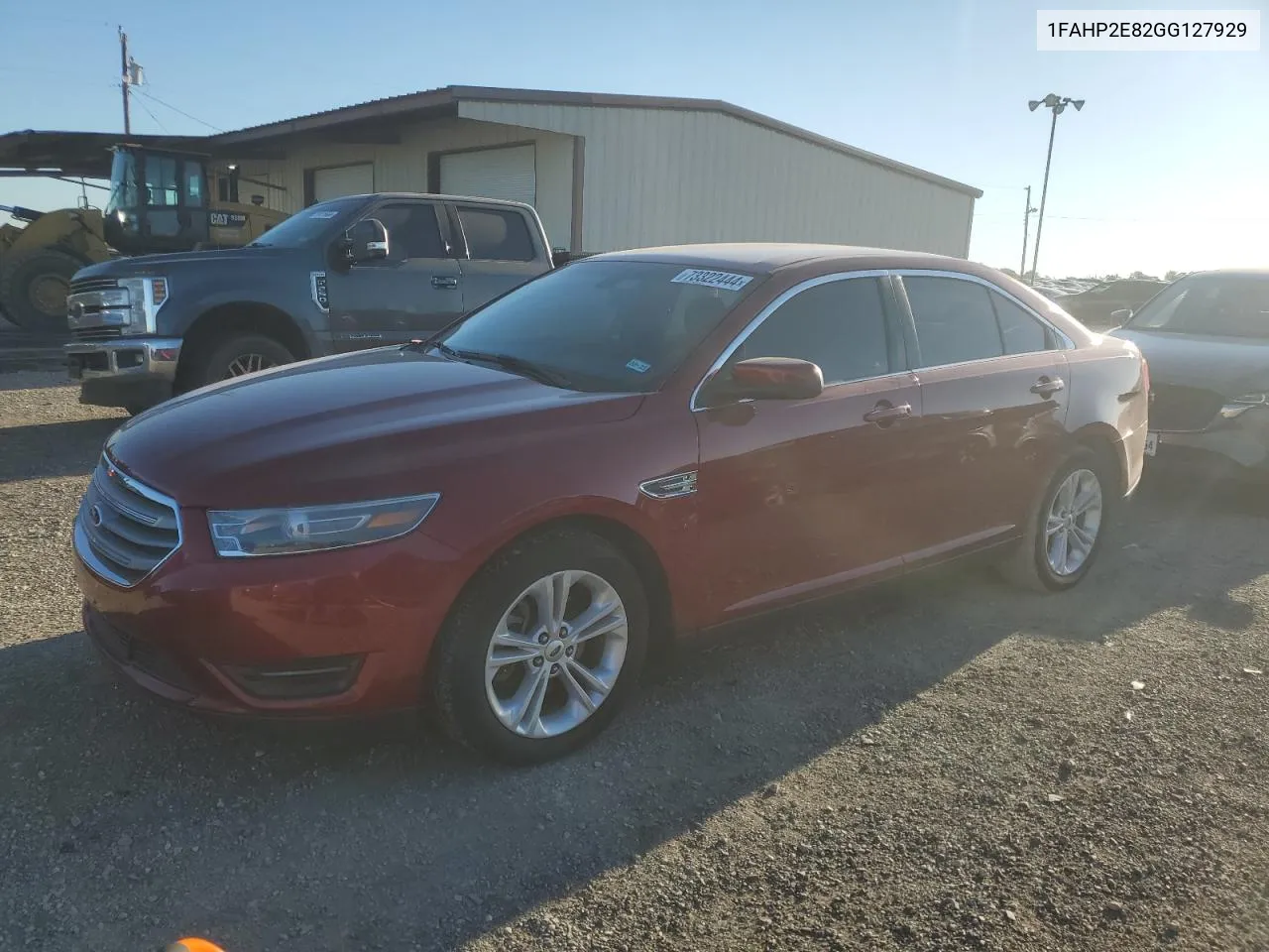 2016 Ford Taurus Sel VIN: 1FAHP2E82GG127929 Lot: 73322444