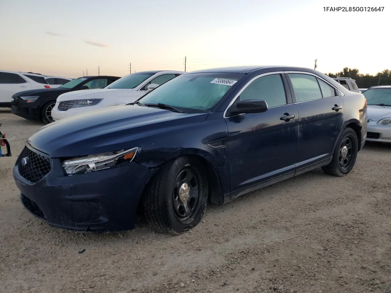 2016 Ford Taurus Police Interceptor VIN: 1FAHP2L85GG126647 Lot: 73386964