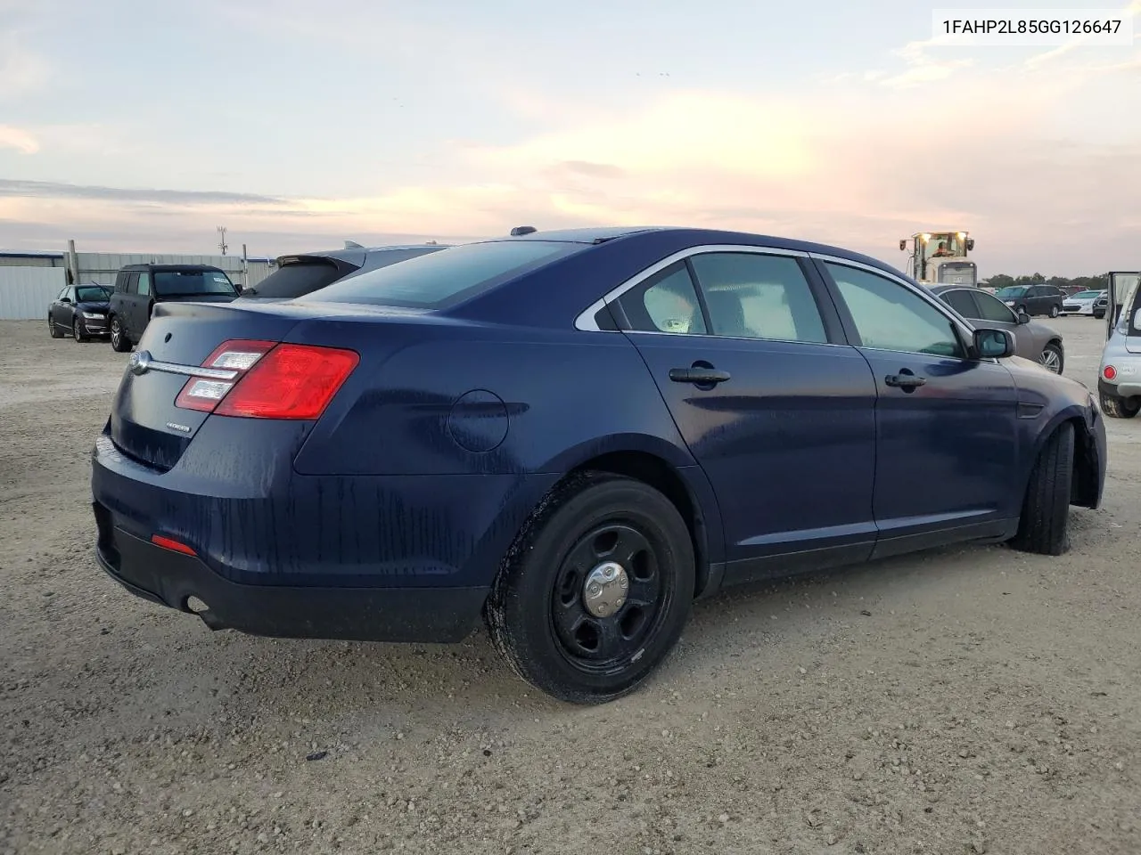 1FAHP2L85GG126647 2016 Ford Taurus Police Interceptor