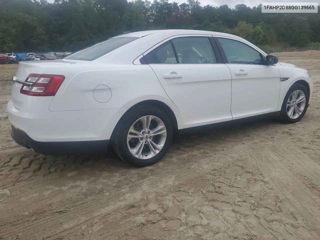 2016 Ford Taurus Se VIN: 1FAHP2D88GG139665 Lot: 73465264