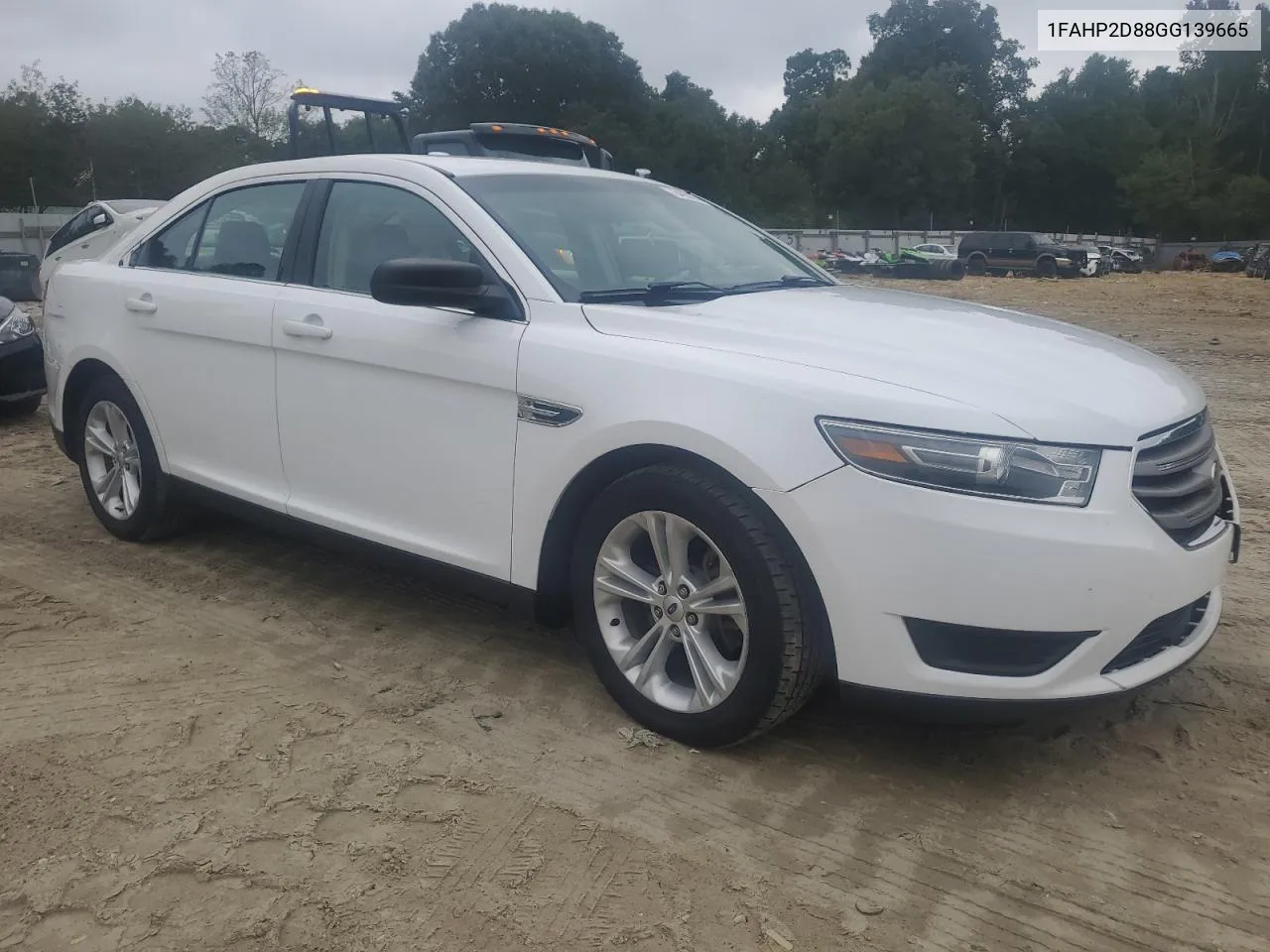 2016 Ford Taurus Se VIN: 1FAHP2D88GG139665 Lot: 73465264