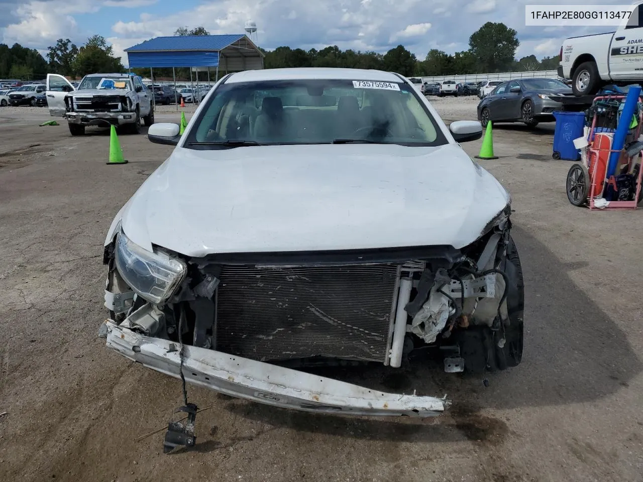 2016 Ford Taurus Sel VIN: 1FAHP2E80GG113477 Lot: 73575594