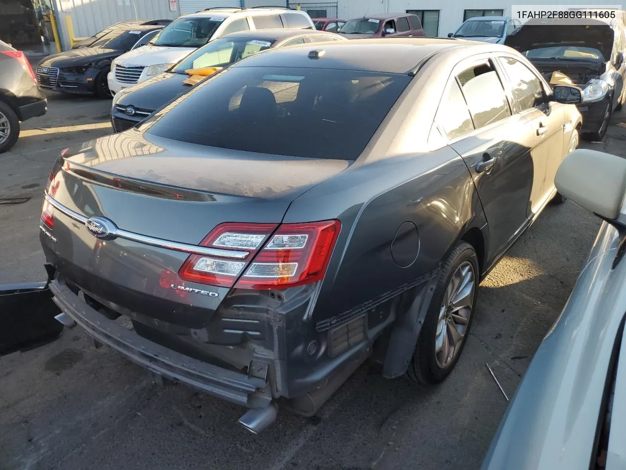 1FAHP2F88GG111605 2016 Ford Taurus Limited