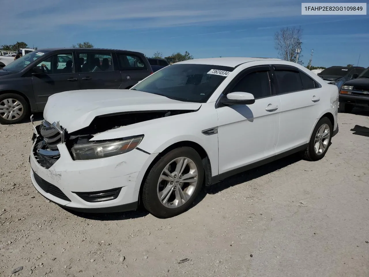 2016 Ford Taurus Sel VIN: 1FAHP2E82GG109849 Lot: 73624534