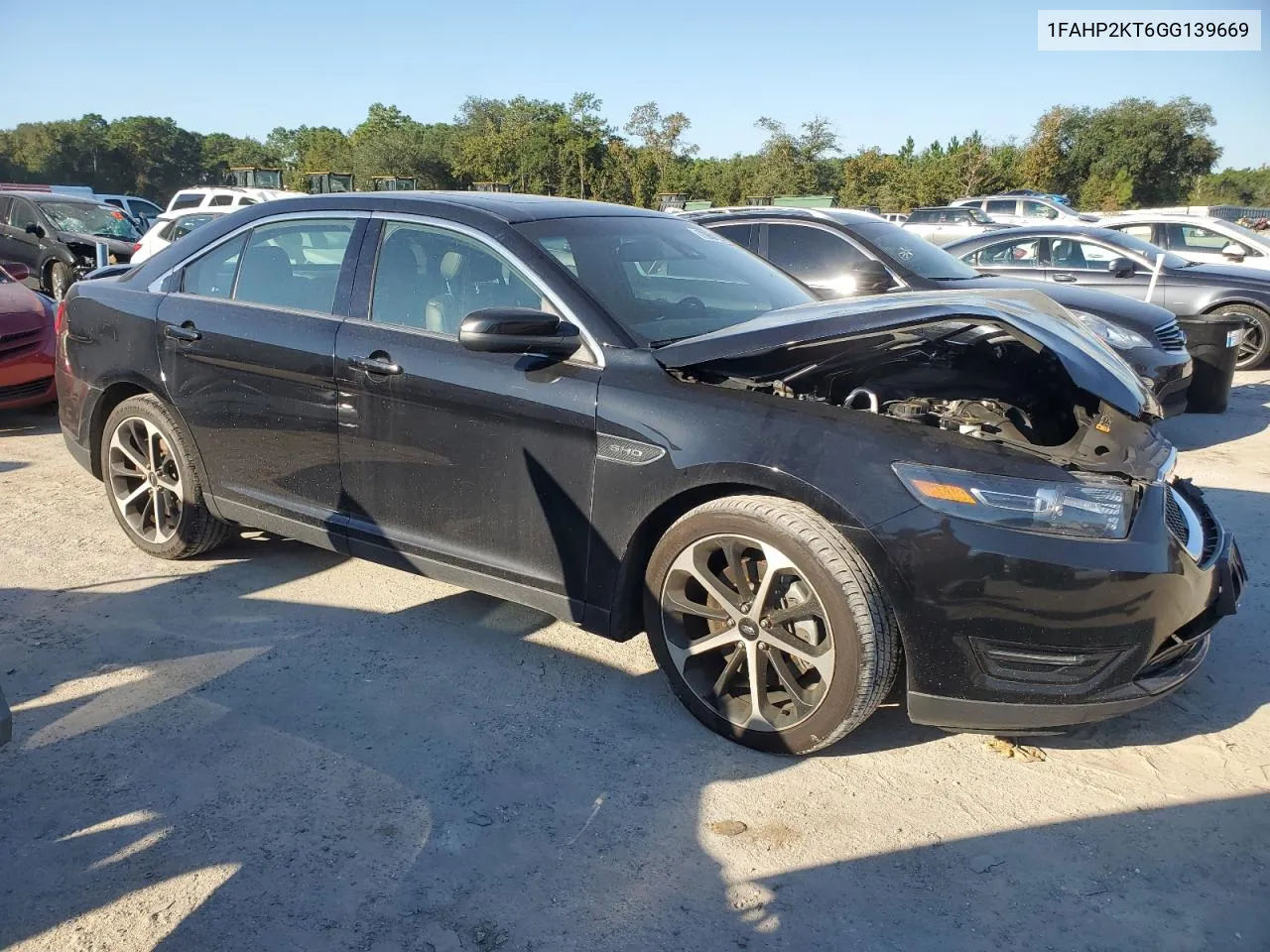 2016 Ford Taurus Sho VIN: 1FAHP2KT6GG139669 Lot: 73661524