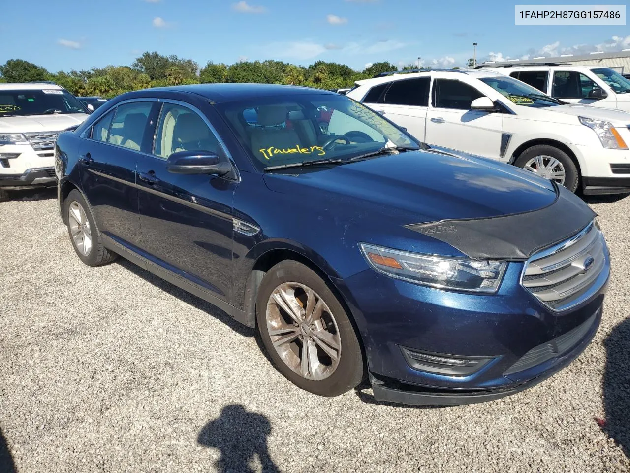 2016 Ford Taurus Sel VIN: 1FAHP2H87GG157486 Lot: 73846484