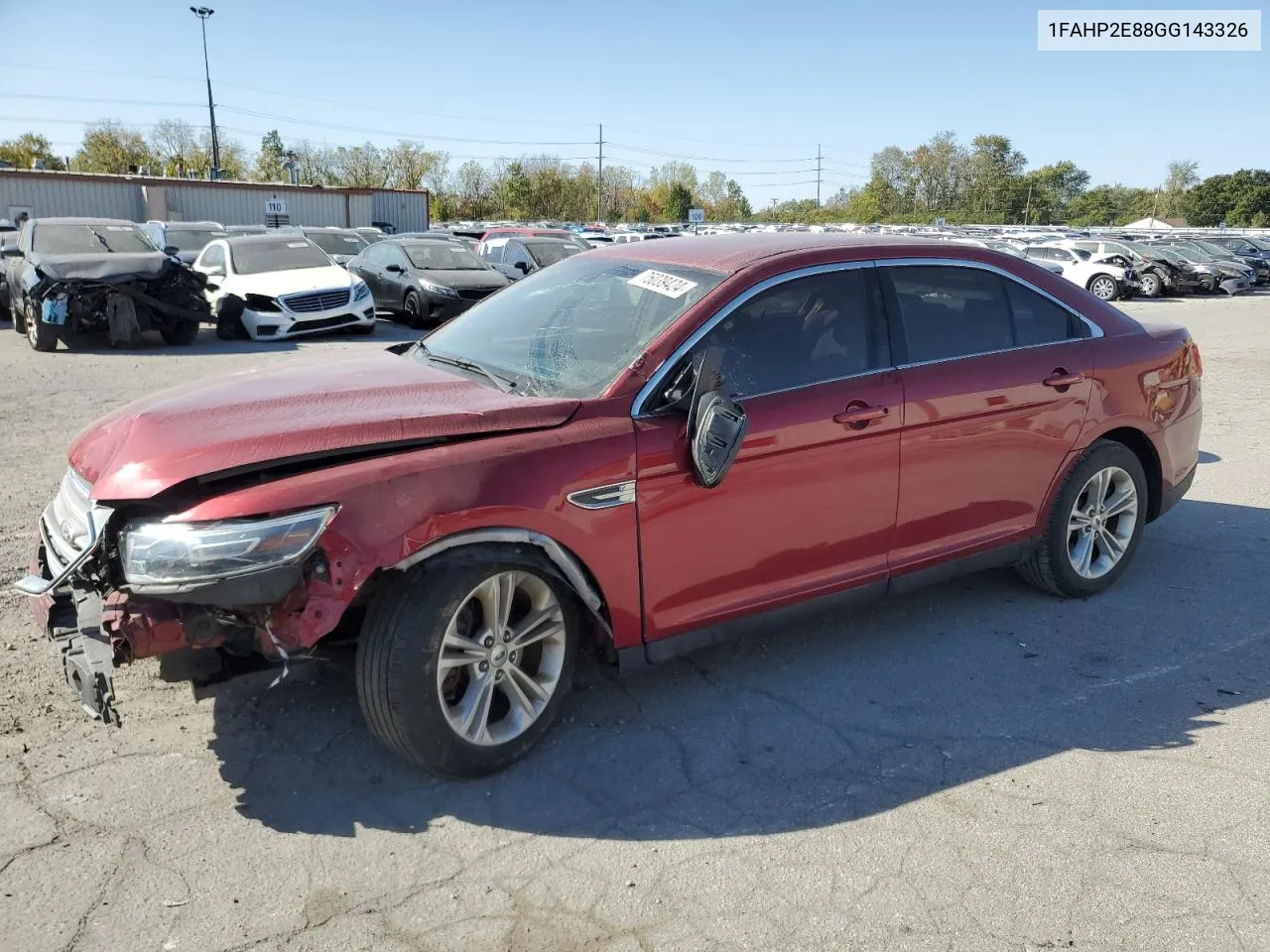 2016 Ford Taurus Sel VIN: 1FAHP2E88GG143326 Lot: 75039424