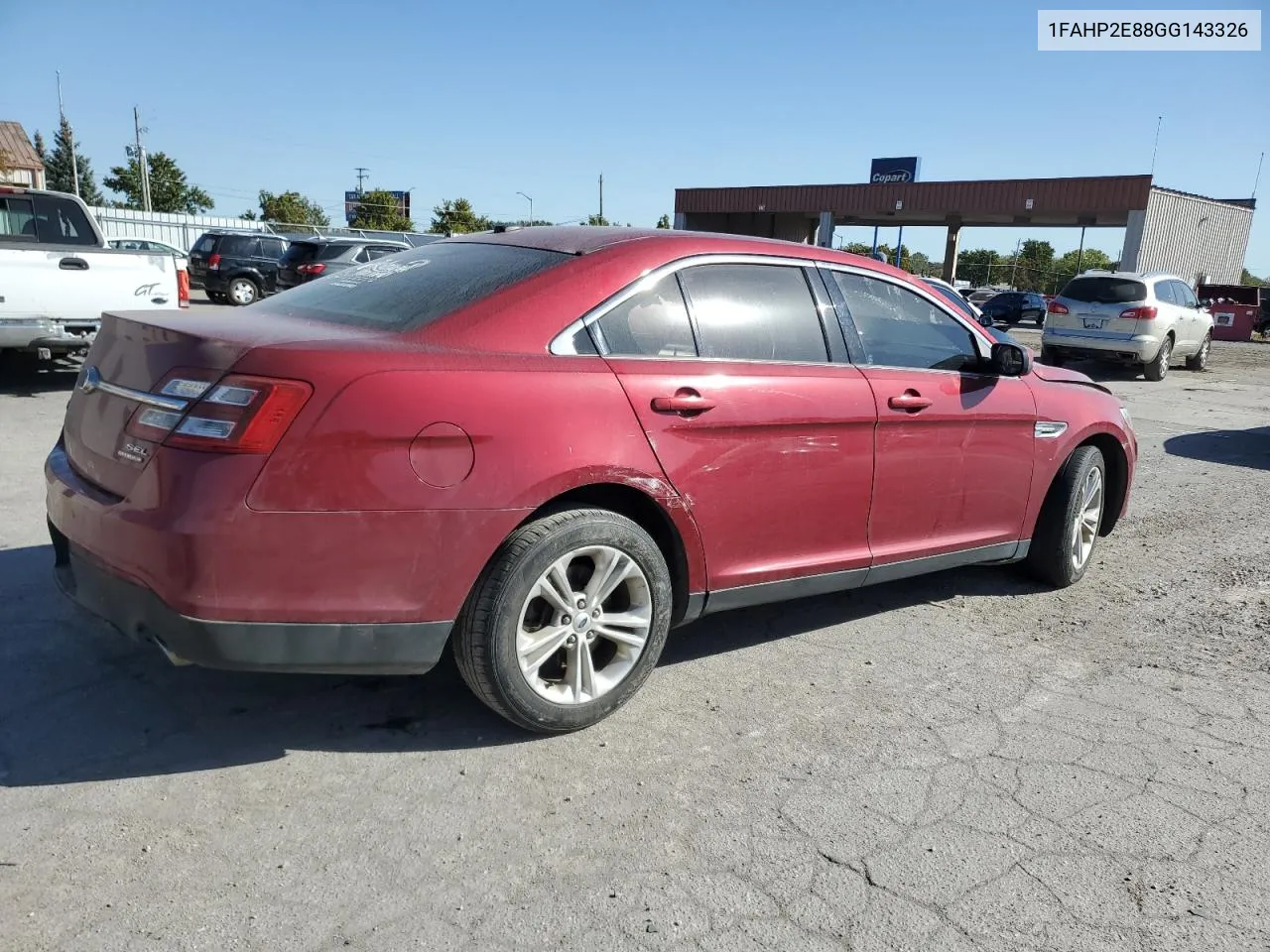 2016 Ford Taurus Sel VIN: 1FAHP2E88GG143326 Lot: 75039424