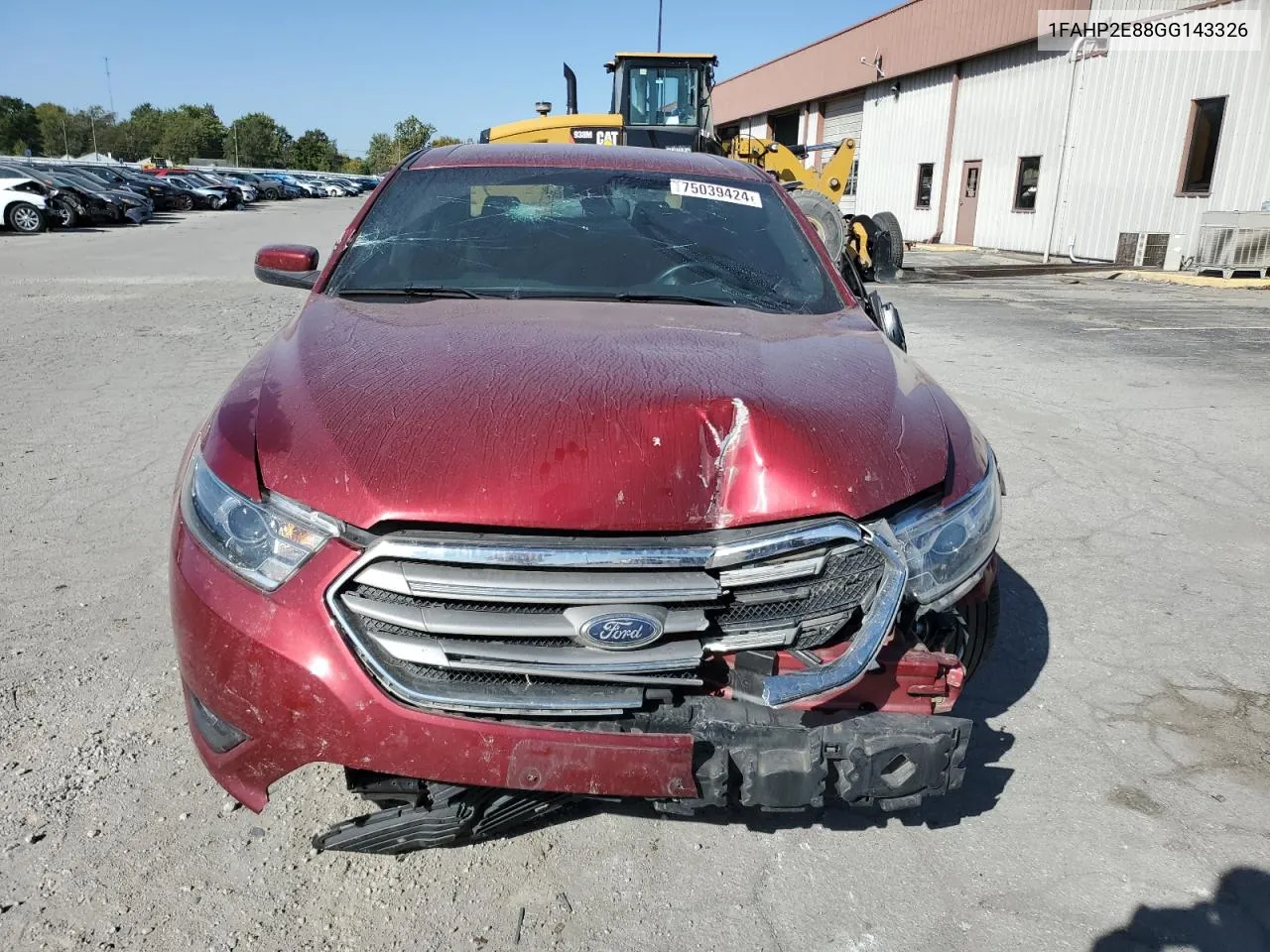 2016 Ford Taurus Sel VIN: 1FAHP2E88GG143326 Lot: 75039424