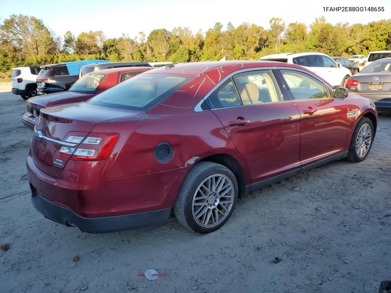 2016 Ford Taurus Sel VIN: 1FAHP2E88GG148655 Lot: 75190854