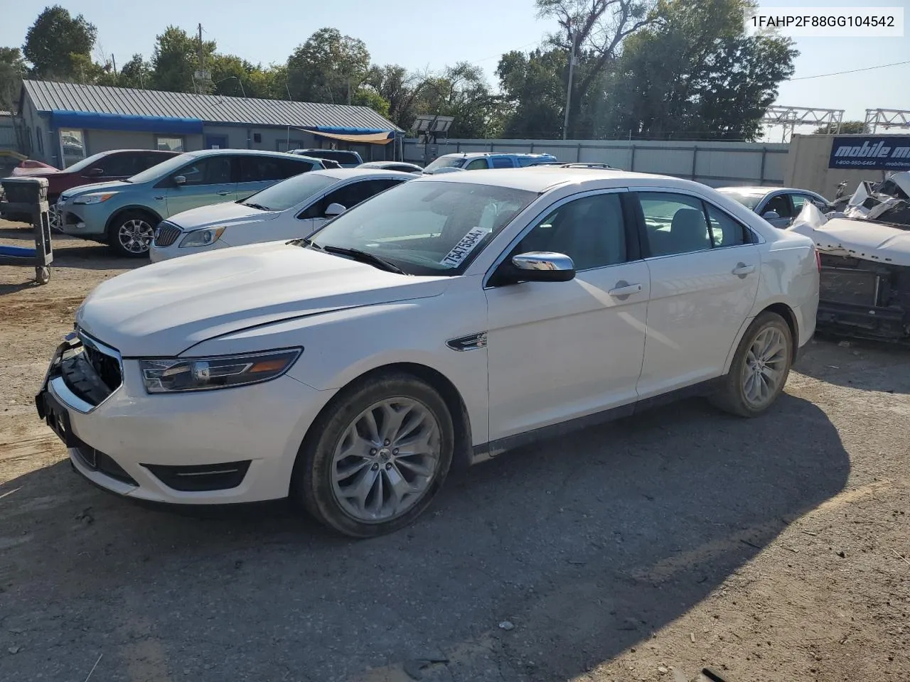 1FAHP2F88GG104542 2016 Ford Taurus Limited