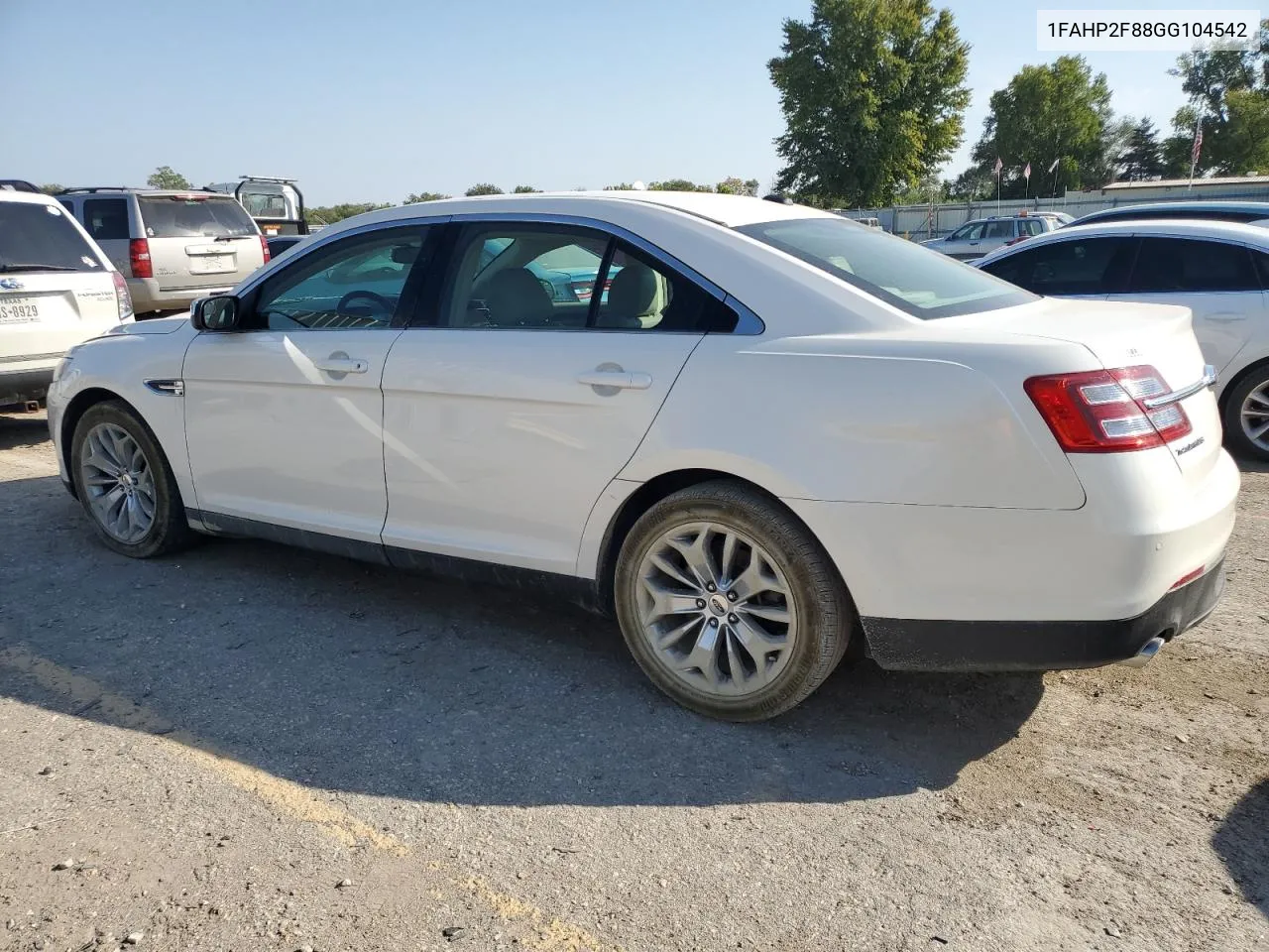 2016 Ford Taurus Limited VIN: 1FAHP2F88GG104542 Lot: 75475544