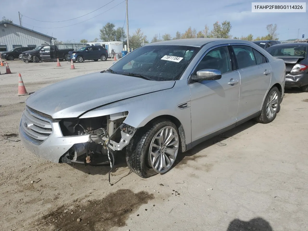 2016 Ford Taurus Limited VIN: 1FAHP2F88GG114326 Lot: 75811184